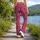 Rose Red Leopard Spots for Gym Sessions, Studio Workouts, and Everyday Athleisure Style Leggings - 12