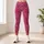Rose Red Leopard Spots for Gym Sessions, Studio Workouts, and Everyday Athleisure Style Leggings - 6