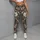 Charcoal Cream Wildflower Blooms for Yoga Pilates and Everyday Activewear Style Leggings - 4