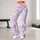 Pink Lavender Polka Dots for Yoga, Pilates, Commuting and Everyday Wear Leggings - 11