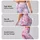 Pink Lavender Polka Dots for Yoga, Pilates, Commuting and Everyday Wear Leggings - 2