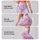 Pink Lavender Polka Dots for Yoga, Pilates, Commuting and Everyday Wear Leggings - 8
