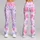 Pink Lavender Polka Dots for Yoga, Pilates, Commuting and Everyday Wear Leggings - 9