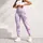 Pink Lavender Polka Dots for Yoga, Pilates, Commuting and Everyday Wear Leggings - 6