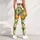 Fresh Green Orange Citrus Fruit for Yoga, Pilates and Everyday Active Living Style Leggings - 5