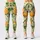 Fresh Green Orange Citrus Fruit for Yoga, Pilates and Everyday Active Living Style Leggings - 1