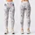 Tiny Blue Tulip Sprigs For Yoga, Pilates And Everyday Errands With Soft Floral Style Leggings - 3