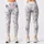 Tiny Blue Tulip Sprigs For Yoga, Pilates And Everyday Errands With Soft Floral Style Leggings - 1