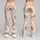 Sleepy Bear Rainbows for Cozy Yoga, Pilates, Everyday Wellness and Studio Days for Women Leggings - 9