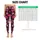 Pink Fuchsia and Blush Daisies for Yoga, Pilates, and Everyday Wear Leggings - 1
