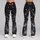 Charcoal Starry Night and Silver Stars for Yoga Training, Fitness, and Outdoor Running Leggings - 9