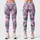 Soft Pink Camo Shapes for Yoga, Pilates, Gym Sessions and Everyday Athleisure Leggings - 3
