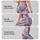 Soft Pink Camo Shapes for Yoga, Pilates, Gym Sessions and Everyday Athleisure Leggings - 2