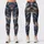Blue Brown Camouflage for Yoga, Pilates, Gym and Everyday Activewear Leggings - 3