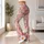 Pink Daisy and White Wildflower Blooms for Yoga, Pilates, and Everyday Outings Leggings - 12