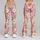 Pink Daisy and White Wildflower Blooms for Yoga, Pilates, and Everyday Outings Leggings - 9