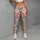 Pink Daisy and White Wildflower Blooms for Yoga, Pilates, and Everyday Outings Leggings - 4