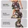 White Daisy and Scarlet Wildflower Blooms for Yoga, Running, and Everyday Activewear Leggings - 2