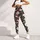 White Daisy and Scarlet Wildflower Blooms for Yoga, Running, and Everyday Activewear Leggings - 6