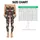 White Daisy and Scarlet Wildflower Blooms for Yoga, Running, and Everyday Activewear Leggings - 3