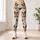 French Bulldog Cheeseburger Companions for Yoga, Gym Days and Weekend Errands Leggings - 4