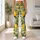 Golden Lemons and Green Leaves for Sunny Yoga, Running, and Weekend Wellness Leggings - 12