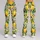 Golden Lemons and Green Leaves for Sunny Yoga, Running, and Weekend Wellness Leggings - 9