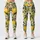Golden Lemons and Green Leaves for Sunny Yoga, Running, and Weekend Wellness Leggings - 1
