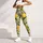 Golden Lemons and Green Leaves for Sunny Yoga, Running, and Weekend Wellness Leggings - 6