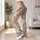 Tiger And Wildflower Tapestry For Yoga, Pilates And Everyday Style Leggings - 12
