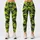 Lime Green Woodland Camo for Yoga, Pilates, Gym Workouts and Everyday Wear Leggings - 3