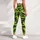 Lime Green Woodland Camo for Yoga, Pilates, Gym Workouts and Everyday Wear Leggings - 6