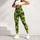 Lime Green Woodland Camo for Yoga, Pilates, Gym Workouts and Everyday Wear Leggings - 5