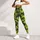Lime Green Woodland Camo for Yoga, Pilates, Gym Workouts and Everyday Wear Leggings - 5