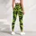 Lime Green Woodland Camo for Yoga, Pilates, Gym Workouts and Everyday Wear Leggings - 4