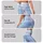 Sky Blue and Ivory Tartan Checks for Yoga, Pilates, and Relaxed Everyday Style Leggings - 2