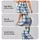 Blue Green Windowpane Checks for Yoga Pilates Commutes and Everyday Wear Leggings - 2