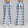 Blue Green Windowpane Checks for Yoga Pilates Commutes and Everyday Wear Leggings - 9