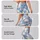 Blue And Ivory Snowflake Checks For Yoga, Pilates, Travel And Everyday Casual Style Leggings - 8