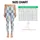 Blue And Ivory Snowflake Checks For Yoga, Pilates, Travel And Everyday Casual Style Leggings - 3