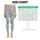 Ivory Wildflower Vines on Sage Blue for Yoga, Pilates and Everyday Activewear Style Leggings - 3