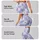 Blue Lavender Diamond Checks for Yoga, Pilates and Everyday Active Lifestyle Wear Leggings - 2