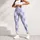 Blue Lavender Diamond Checks for Yoga, Pilates and Everyday Active Lifestyle Wear Leggings - 6