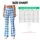 Blue White Diamond Checks for Yoga Pilates and Everyday Activewear Leggings - 7