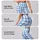 Blue White Diamond Checks for Yoga Pilates and Everyday Activewear Leggings - 2