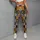 Retro Sun And Crescent Moon Checks For Yoga And Everyday Cosmic Style Leggings - 5