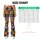 Retro Sun And Crescent Moon Checks For Yoga And Everyday Cosmic Style Leggings - 7