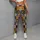 Retro Sun And Crescent Moon Checks For Yoga And Everyday Cosmic Style Leggings - 4