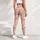 Cute Bunny Flowers And Carrots For Springtime Yoga And Everyday Casual Wear Leggings - 4