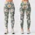 Cheerful White Daisy Blooms on Sage for Yoga, Pilates, and Everyday Spring Outings Leggings - 3